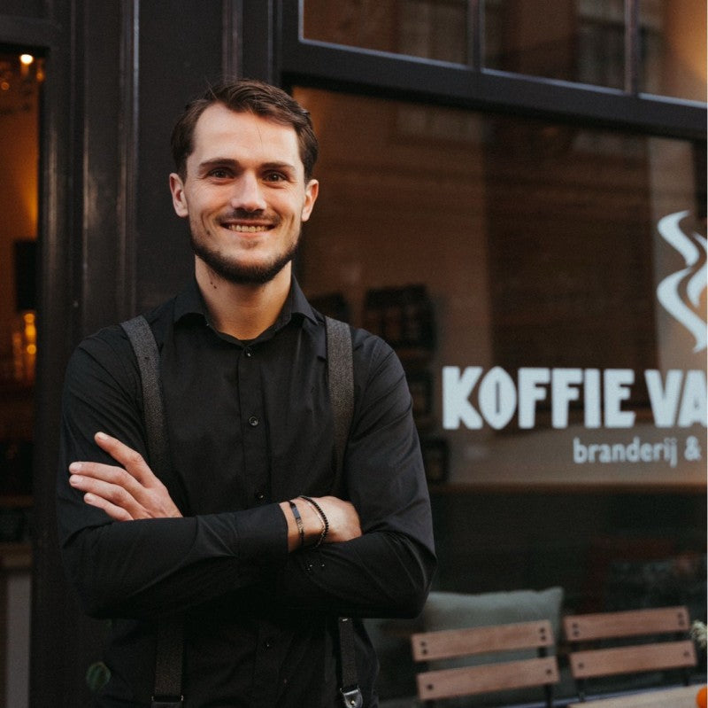 Boyd, brander en eigenaar van Koffie van Hoorn