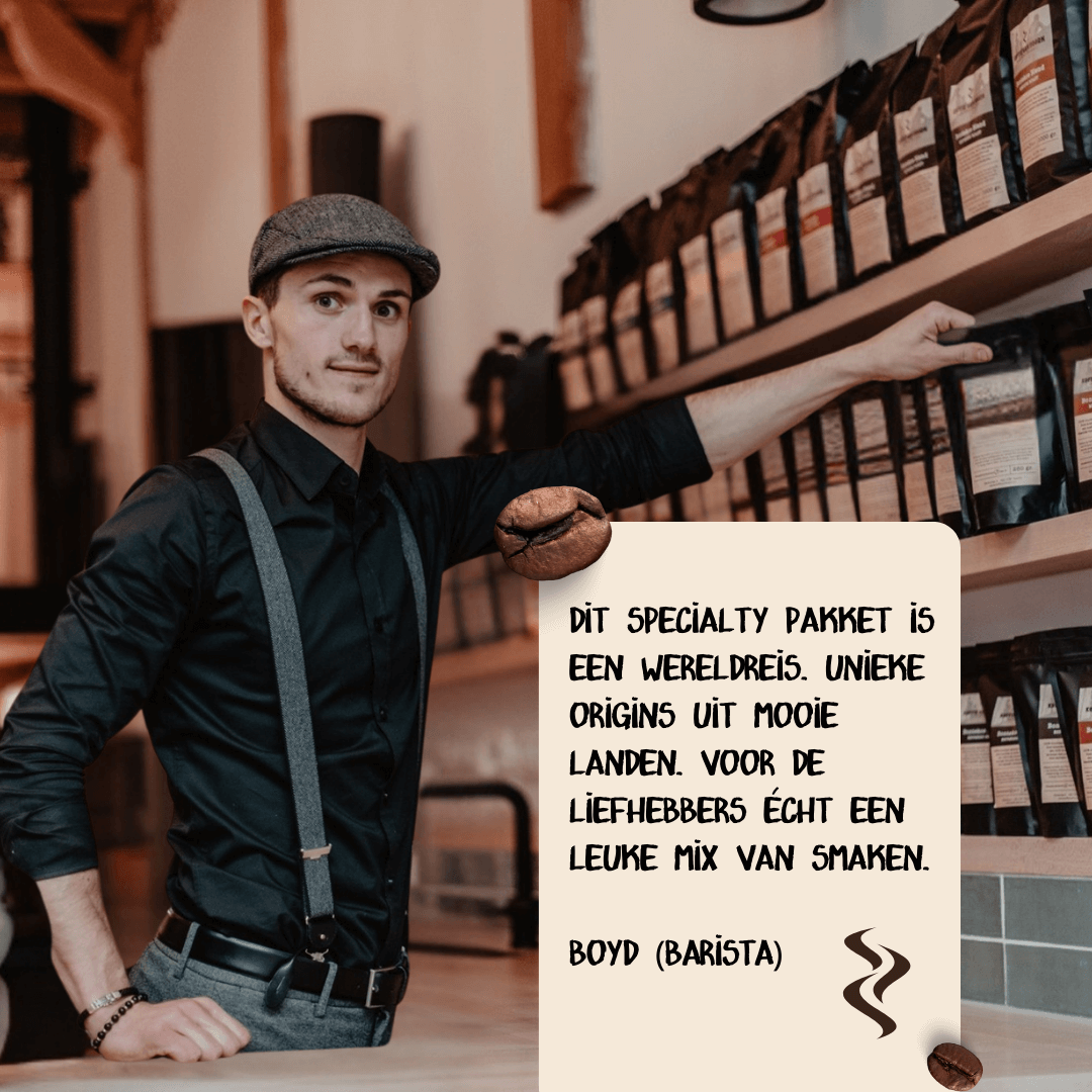 Special proefpakket (4 x 250 gram) | Koffie van Hoorn
