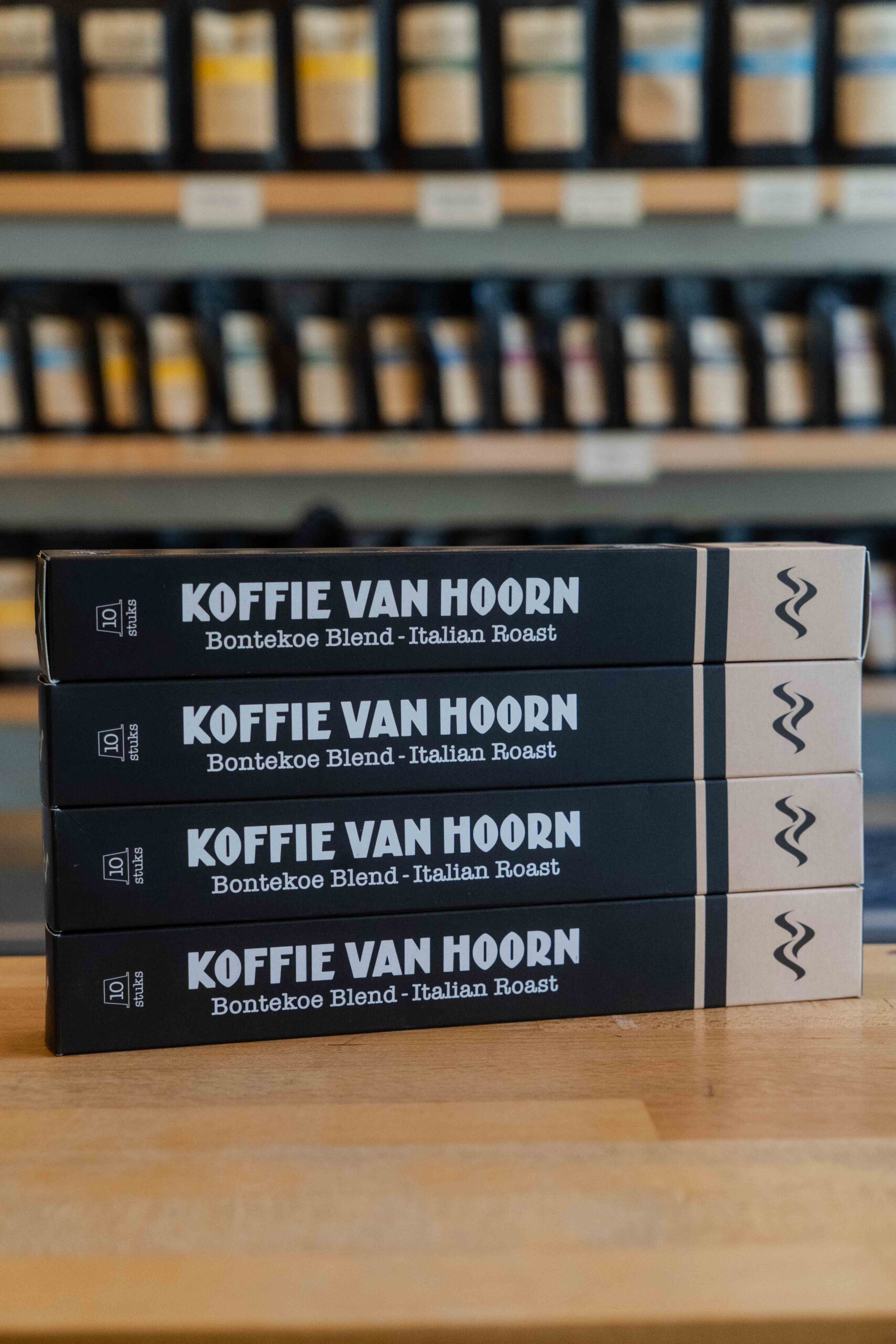 Koffiecups | Bontekoe Blend – Italian Roast | Koffie van Hoorn